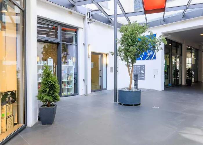 アパート Global Living - Design I Rathausplatz I Beamer I Ac I Kitchen I アウグスブルク